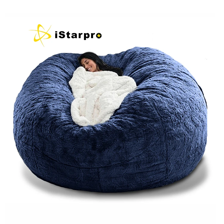 giant bean bag blue