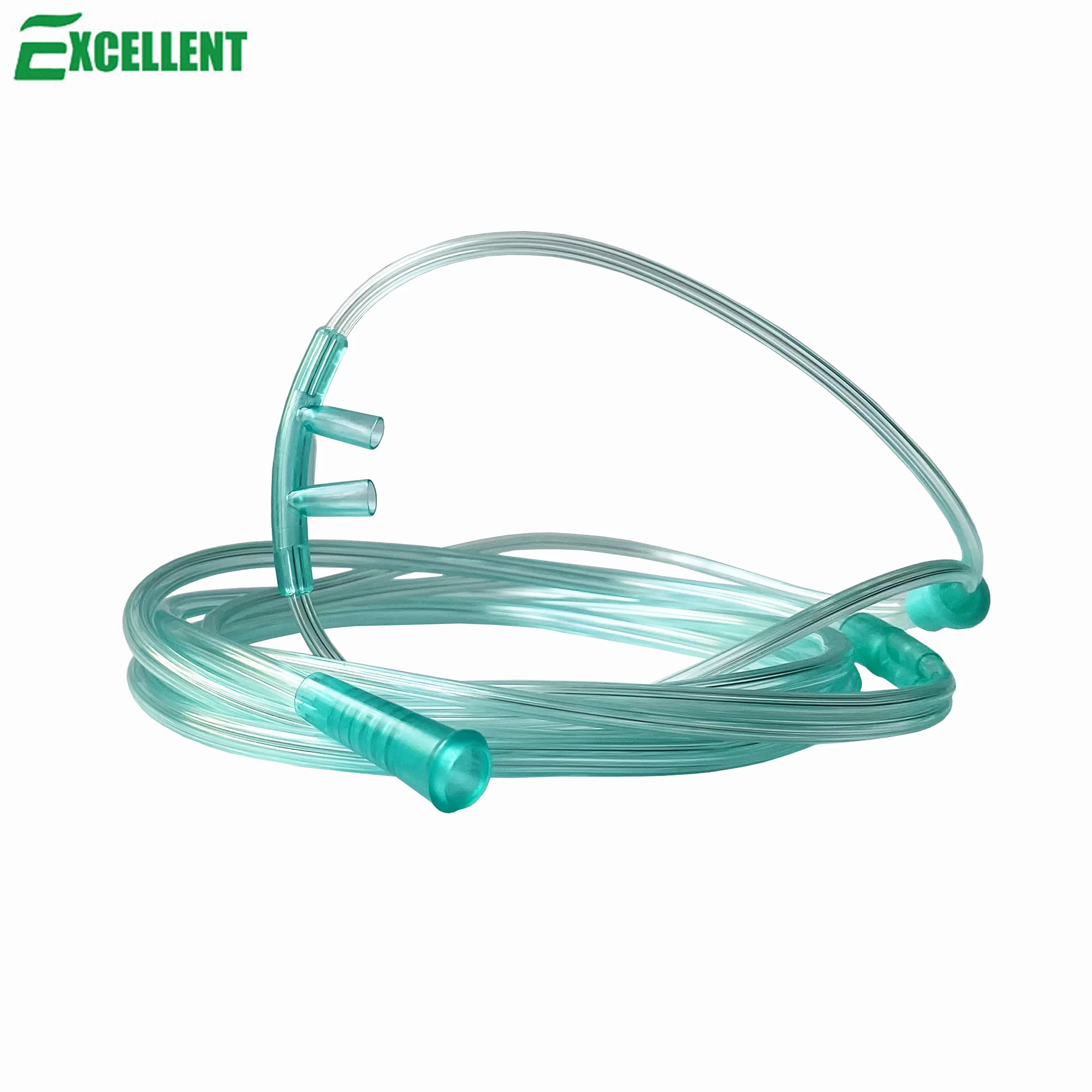 Pvc Disposable Breathing Nasal Oxygen Catheter Nasal Oxygen Cannula For