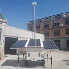 Surveillance Solar Trailer Military Surveillance Solar Powered Mobile Trailer CCTV Tower