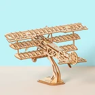 Diy 3d Boys Toys Customized Cheap Airplane Diy Wooden 3d Puzzle For Boys Toys