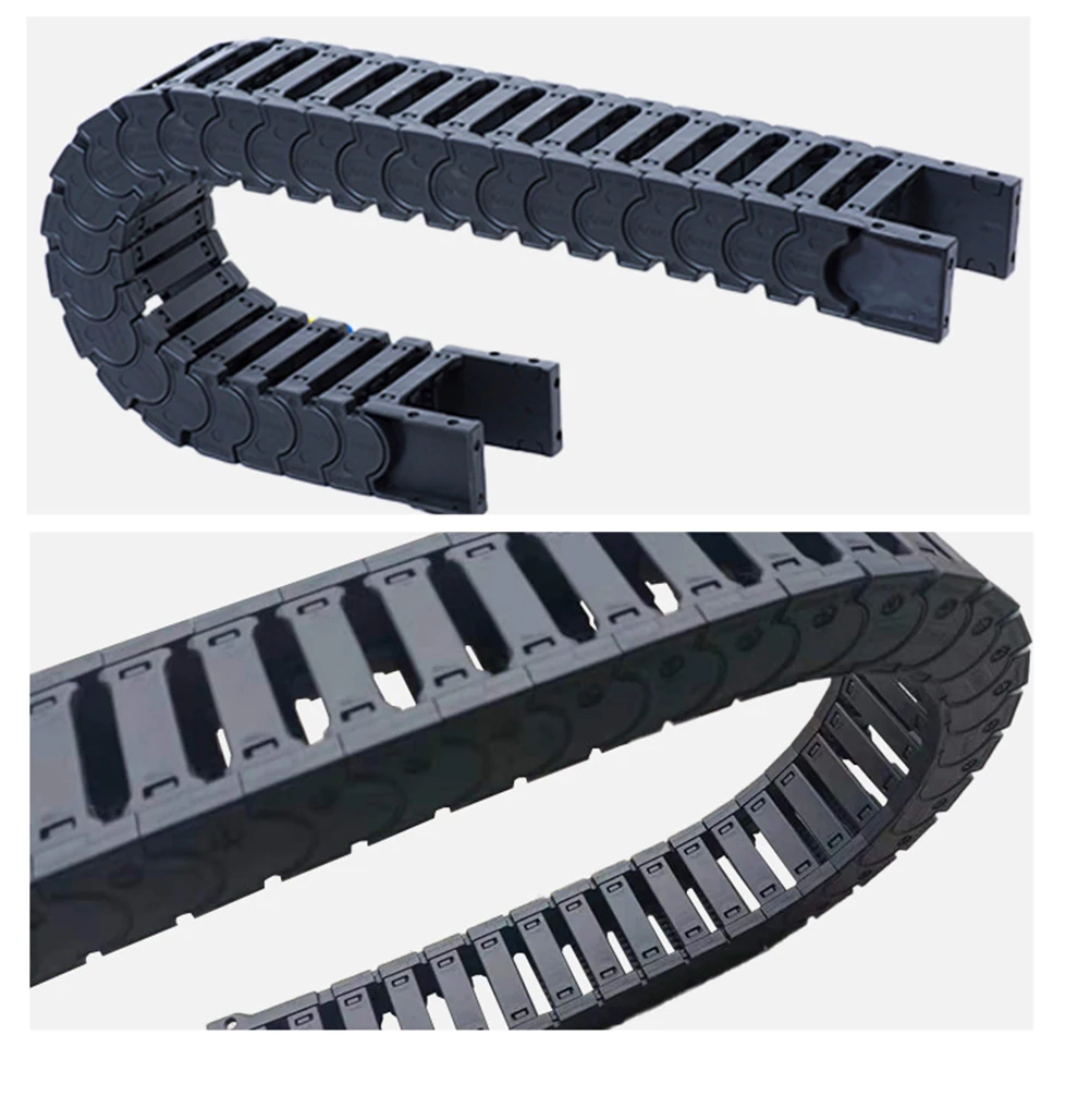 Krius新製品K3.JQ28高速低騒音サイレントナイロンエナジーチェーンプラスチック製ワイヤ保護ケーブルドラッグチェーン