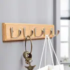 Bamboo Coat Rack Shelf Coat Rack Wall Mount