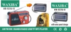 Radio Mp3 Solar Powered Rechargeable Am Fm Sw Radio Music Portable Worid Receiver Home Radio USB TF MP3 Funtion
