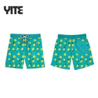 Beachwear 4 Way Stretch Kids Board Shorts Customized Patterns Swimming Trunks Cartoon Printed Children Beachwear