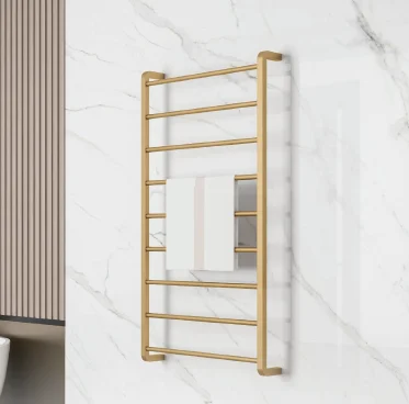 Steel Electric Towel Warmer, Stainless, Wall - detail 6