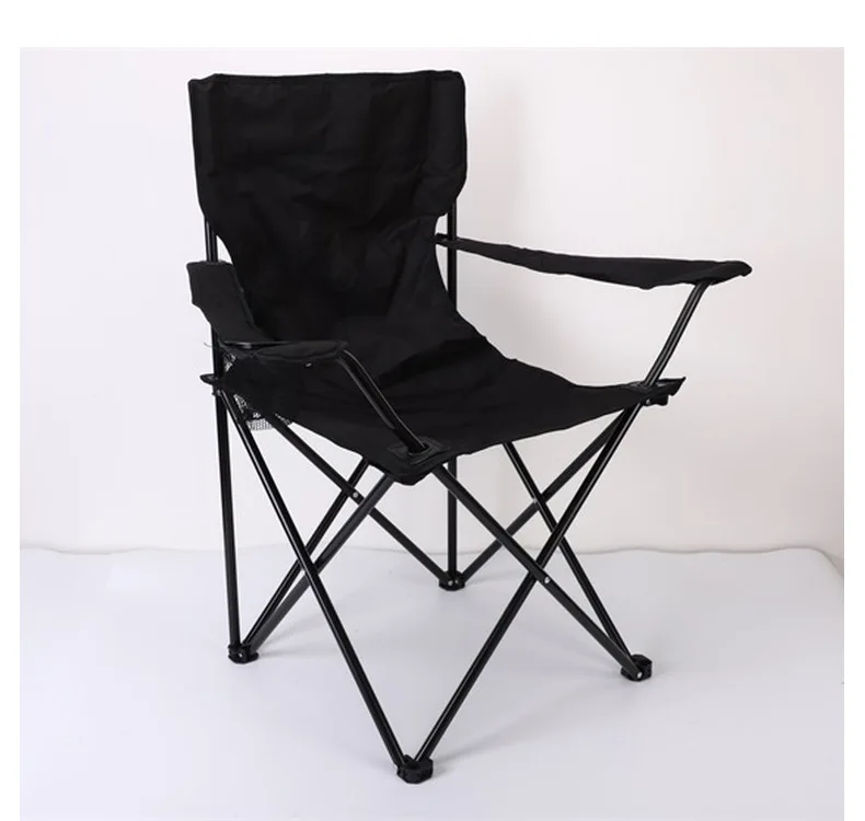 Portable Folding Heated Outdoor Foldable Camping Beach Fishing Chairs with Padded Hard Armrest