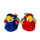Blue Slippers Attractive Price New Type Women's Indoor Bedroom Plush Red Blue 36-41 Parrot Slippers