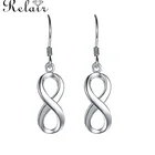 Jewellery Online Jewelry 925 Silver Designer Jewellery Online Unique Eternity Dangle Drop Earrings 925 Infinity Plain Silver Jewelry