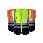 Vest Factory Outlet Custom Made Safety Reflective Vest With Fast Drying
