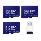 Tf Card 128gb 100% Original PRO Plus 128gb 256gb 512gb Memory Card Blue TF Memory Card
