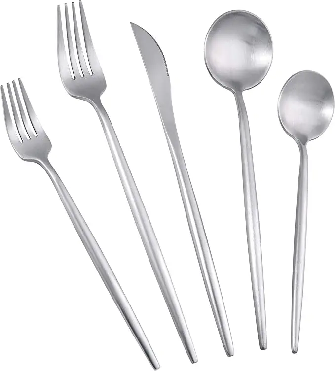 Matte Black Simple Things Flatware Set Kirklands Home Matte Black