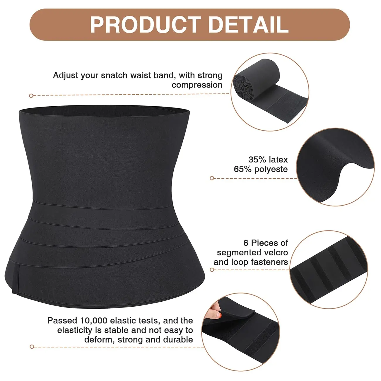 Postpartum Belly Recovery Bands Body Shaper Waist Trainer Tummy Tuck Belt Girdle | UK
