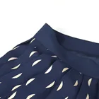 Skirt SMILEY Custom Lady's Fashion Chiffon Golden Printed Dot Maxi Pleated Skirt With Lining