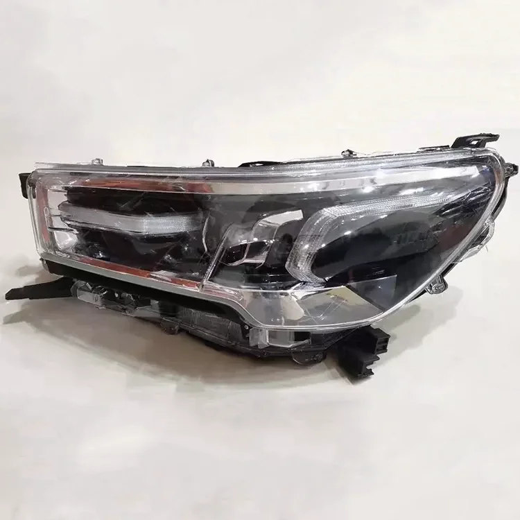KEBEL New Body Kit Parts Latest Pickup Head Lamp Car Body Kits Front Bumper Set for Hilux Revo Rocco 2020 2021 factory