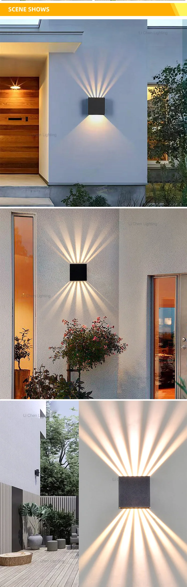 bd18 indoor 6w led wall lamp aluminum decorate wall sconce bedroom bathroom modern led wall light -4