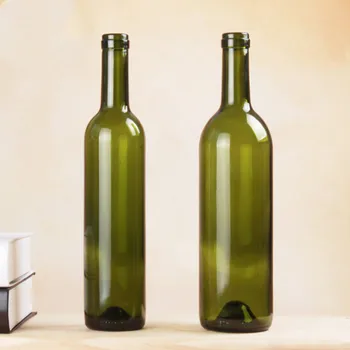Antique Green Manufacturer 75cl 750ML Wine Glass Bottle for Bordeaux