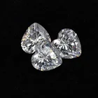 Stone Double Jewelry VVS1 D Color Heart Shape Loose Moissanite Stone Diamond With GRA Certificate