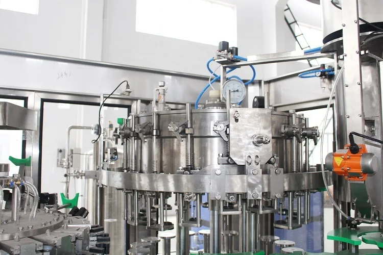 Turnkey Solution Automatic Glass Bottle Soda Water Filling Machine details