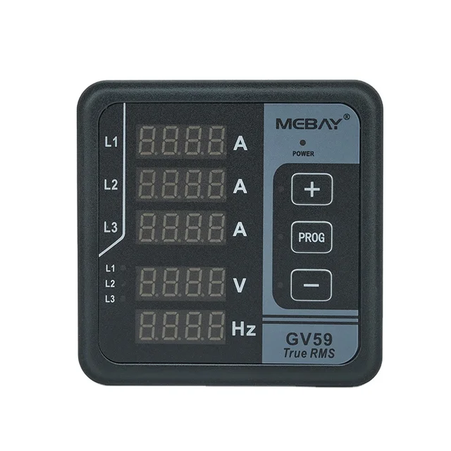 GV59 True RMS Mebay Diesel Generator Set control Module Box LED Digital Meter Genset Controller