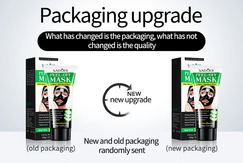 product 100g sadoer starry sky face and body mask for blackhead acne removal deep cleaning multi style adsorption peel off face mask-2