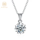 Silver Necklace 925 Silver Necklace Factory Wholesale Love Women Sterling Silver Moissanite Diamond Necklace