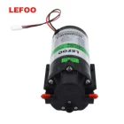 50 LEFOO 24V 50 GPD Stabilized Reverse Osmosis Booster Pump With Power Adapter With DC Connector