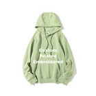 Hoodies Hoodies Custom Embroidery Cotton Oversized Womens Sweatshirt Unisex Hoodies