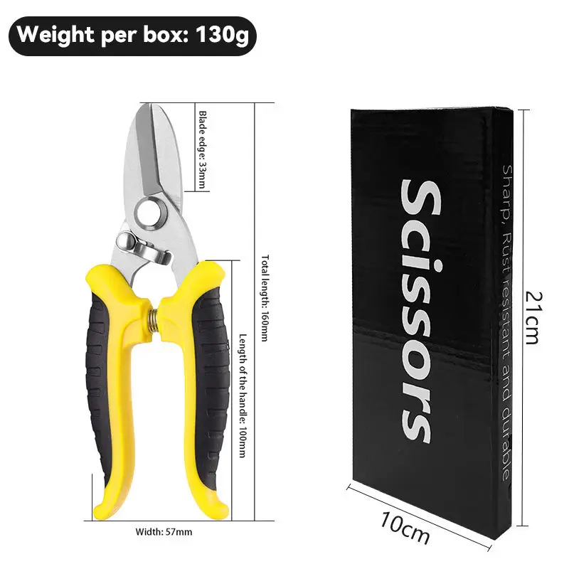 Durable industrial utility scissors