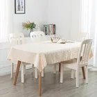 Cotton Wholesale Luxury Flower Embroidery Home Decorative Cotton Dining Tablecloth