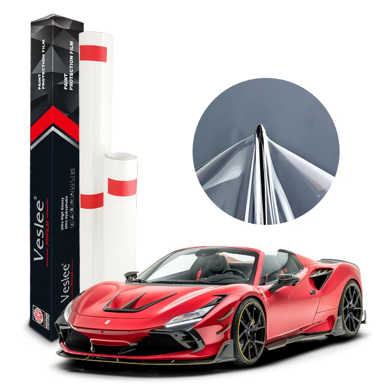 7.5mil Hydrophilic Coating Luxury Design TPU Car Paint Protection PPF Film with 1.52*15M Size