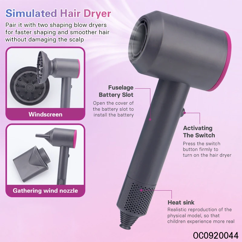Household electrical appliances guangzhou electric hair dryer beauty fashion toys