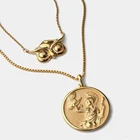 Jewelry Gemnel Silver Jewelry Goddess Of Healing Vintage Greek Coin Necklace
