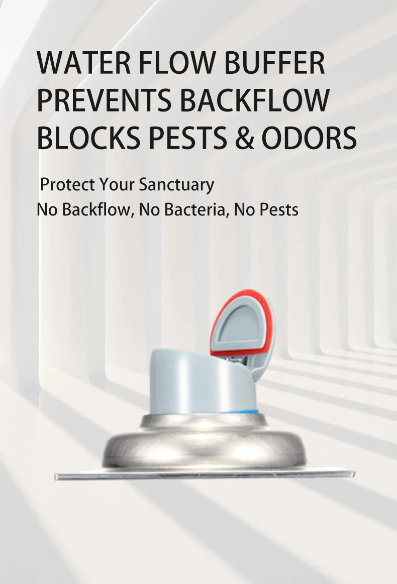 Modern Style Anti-Odor 4 Inch Stainless Steel Floor Traps Square Pattern Bathroom Shower Drains Tile Insert Strainer for Hotels details