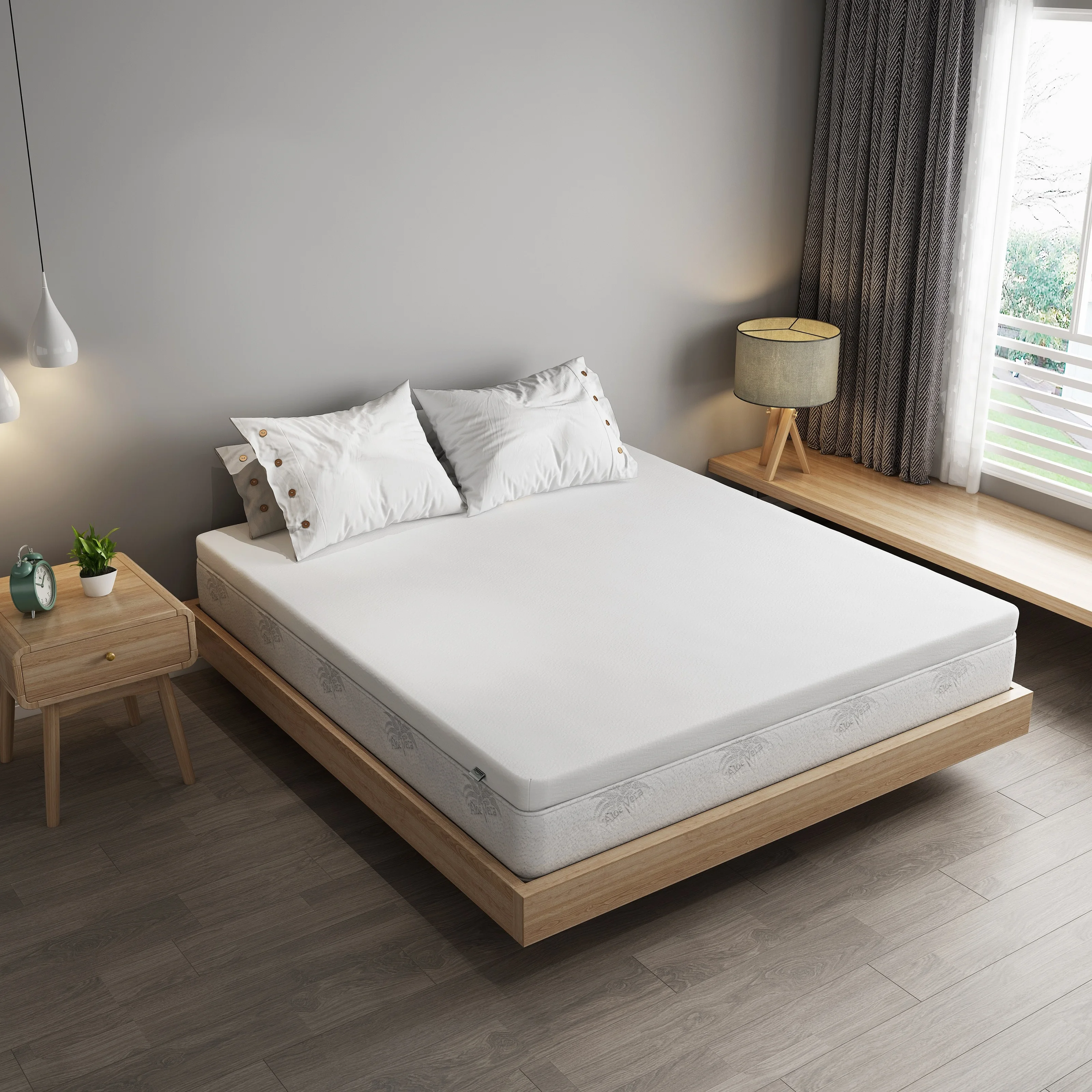 Popular product on Amazon comfort elastic five star cheap hotel sleep well memory foam pocket spring king mattress