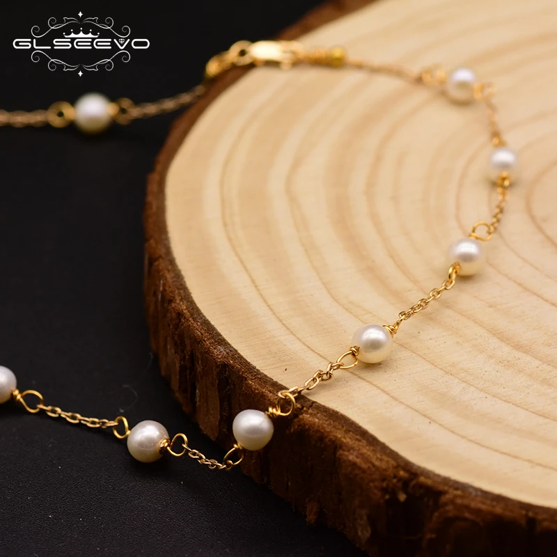 Natural Fresh Water Pearl Necklace For 