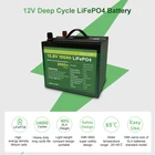 Battery Pack CERRNSS Grade A Deep Cycles Fortune 12V 100Ah Lithium Ion Lifepo4 Battery Pack For RV/Solar System