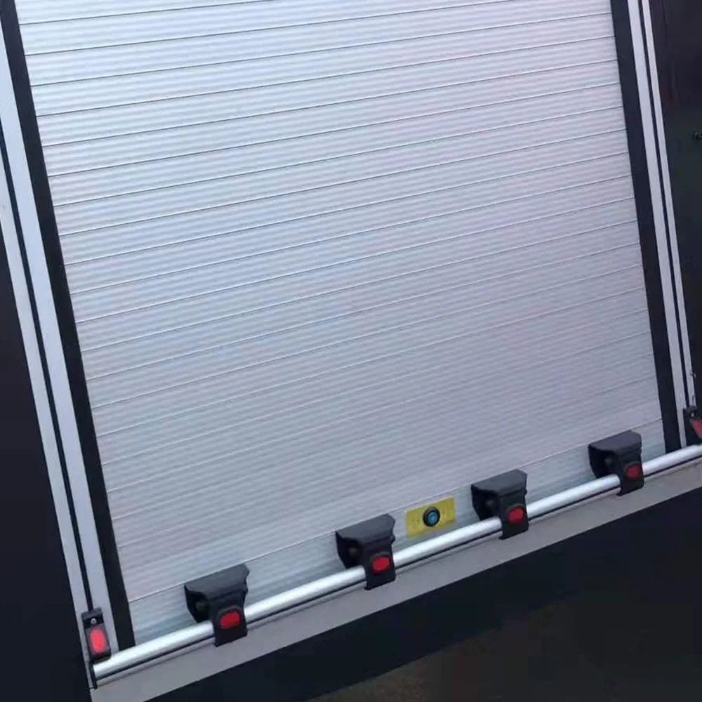 Wholesale custom heavy truck auto parts jac truck parts truck aluminum rolling shutter door