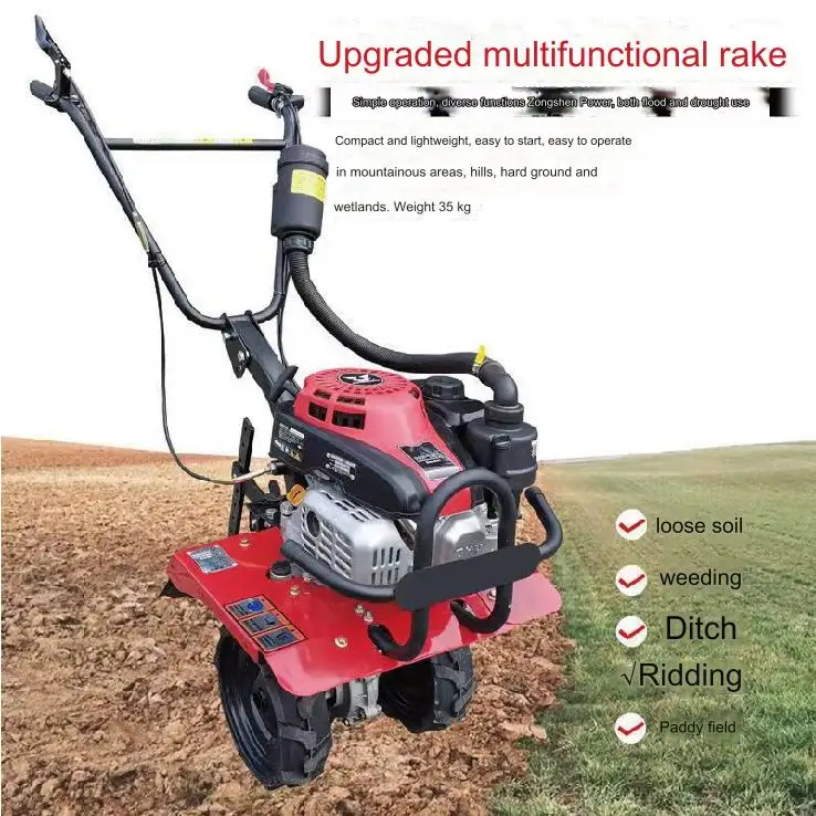 Multifunctional Microtiller Weeder Loosening Furrow Opener Machine 170