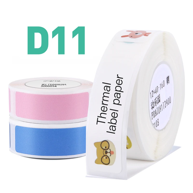 Niimbot D11 Pure Color White Pink Blue 