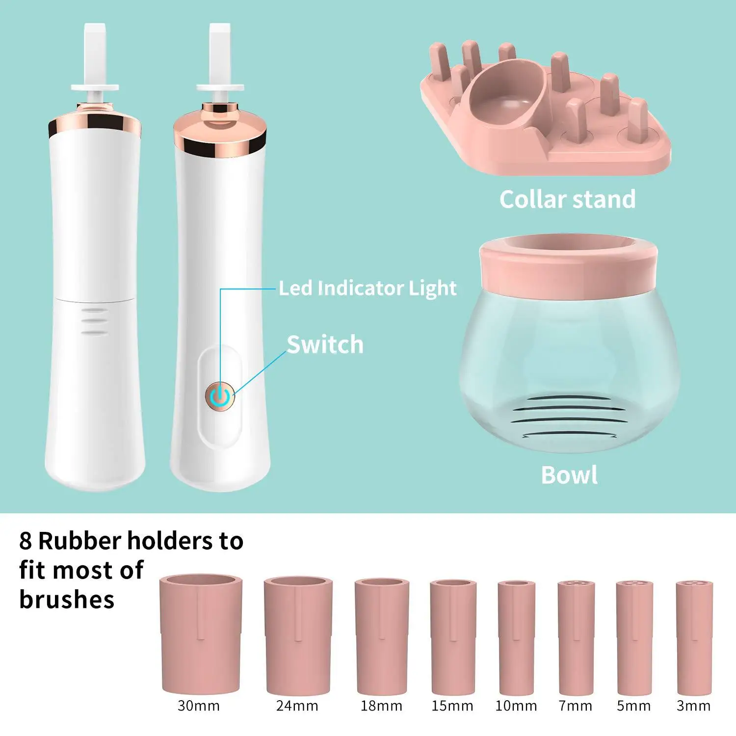 Electric Makeup Brush Cleaner Silicone Makeup Brush Cleaner Makeup Brush Cleaner Machine