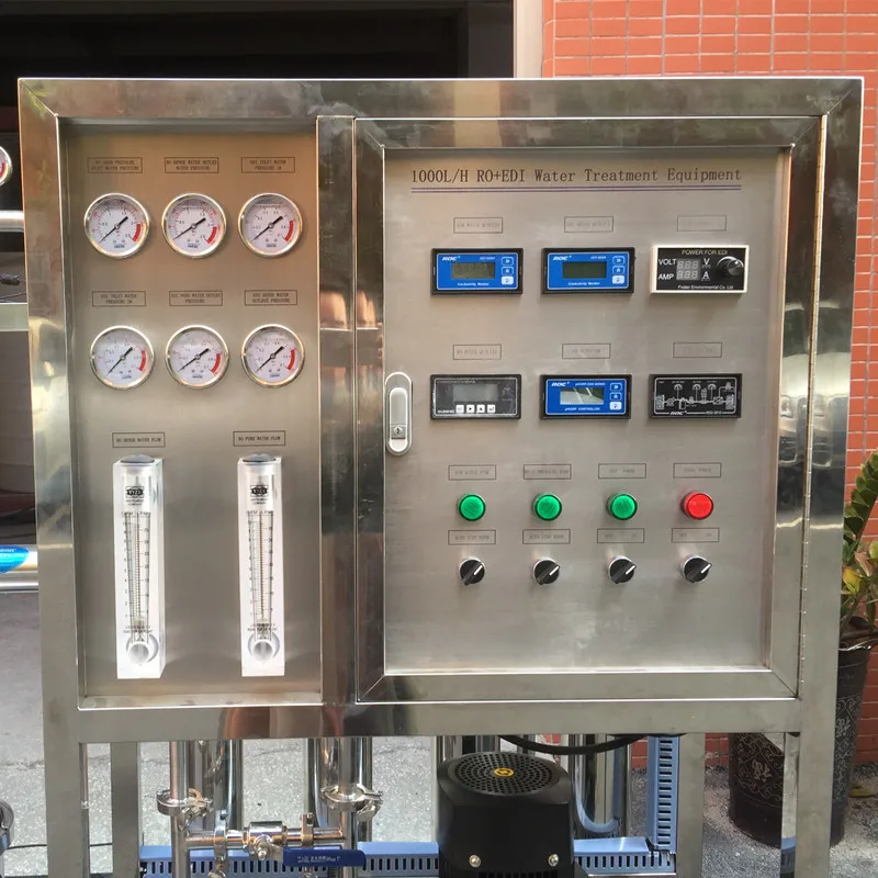 1000L/h Macchina ad acqua ultrapura a doppio stadio per bolliere per l'industria alimentare 1