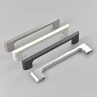 Kitchen Handles HJY Modern Brushed Gold Black Kitchen Door Hardware Pull Cabinet Handles