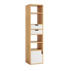 Bookcase Living Room Modern Book Store Bookshelves Wood Display Rack Vintage Cabinet Bookcase Bookshelf