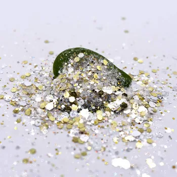 Wholesale new Christmas series mixed chunky glitter Nail Glitters For Christmas