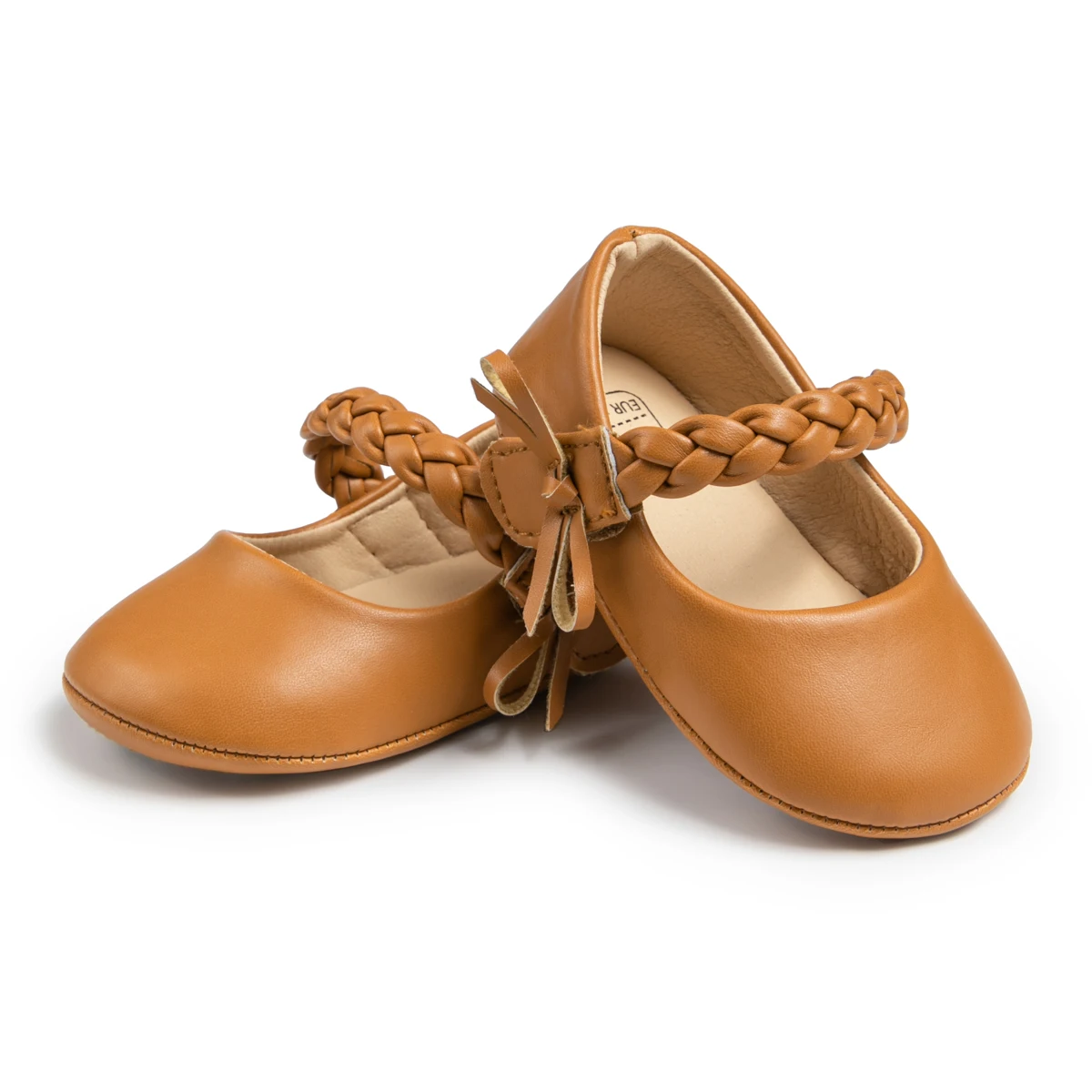 New Arrival Fashional Infant Outdoor Princess Bowknot Wedding Rubber Soft Sole PU Leather Baby Girl shoes