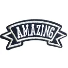 2020 factory wholesale customized AMAZING iron on patch