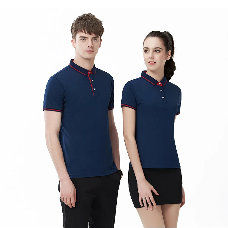 Cotton Men Blank Plain Polo Shirt 