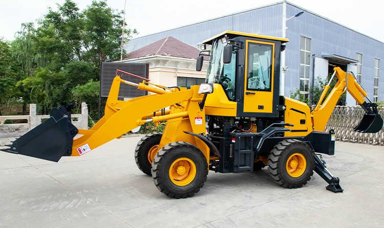 Free Shipping HW40-28 Mini Towable Backhoes 4x4 Backhoe Loader Price Sale