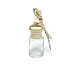 5 Ml Empty Car Empty Bottle MIG Packaging 5 8 10 Ml Car Perfume Glass Bottle Empty Diffuser Bottle With Wooden Cap