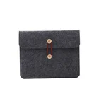 Laptop 11'' 13'' 14'' 15'' Fashion And Environmental Friendly Gray Felt Laptop Sleeve For Worker Or Student